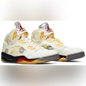 Off-White x Air Jordan 5 SP 'Sail'